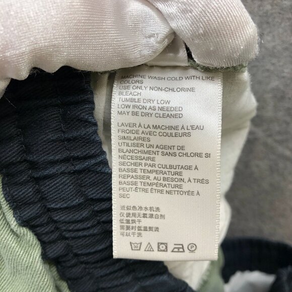 Urban Outfitters Cargo Jogger Pants Mens S Army Green Skinny Fit Stretch Pull On - Picture 4 of 9